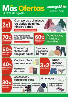 Vista previa del folleto de la tienda Changomas válido desde el 14/08/2025 