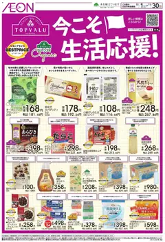 イオンの2025/11/01から2025/11/30までのチラシはここ今こそ生活応援!