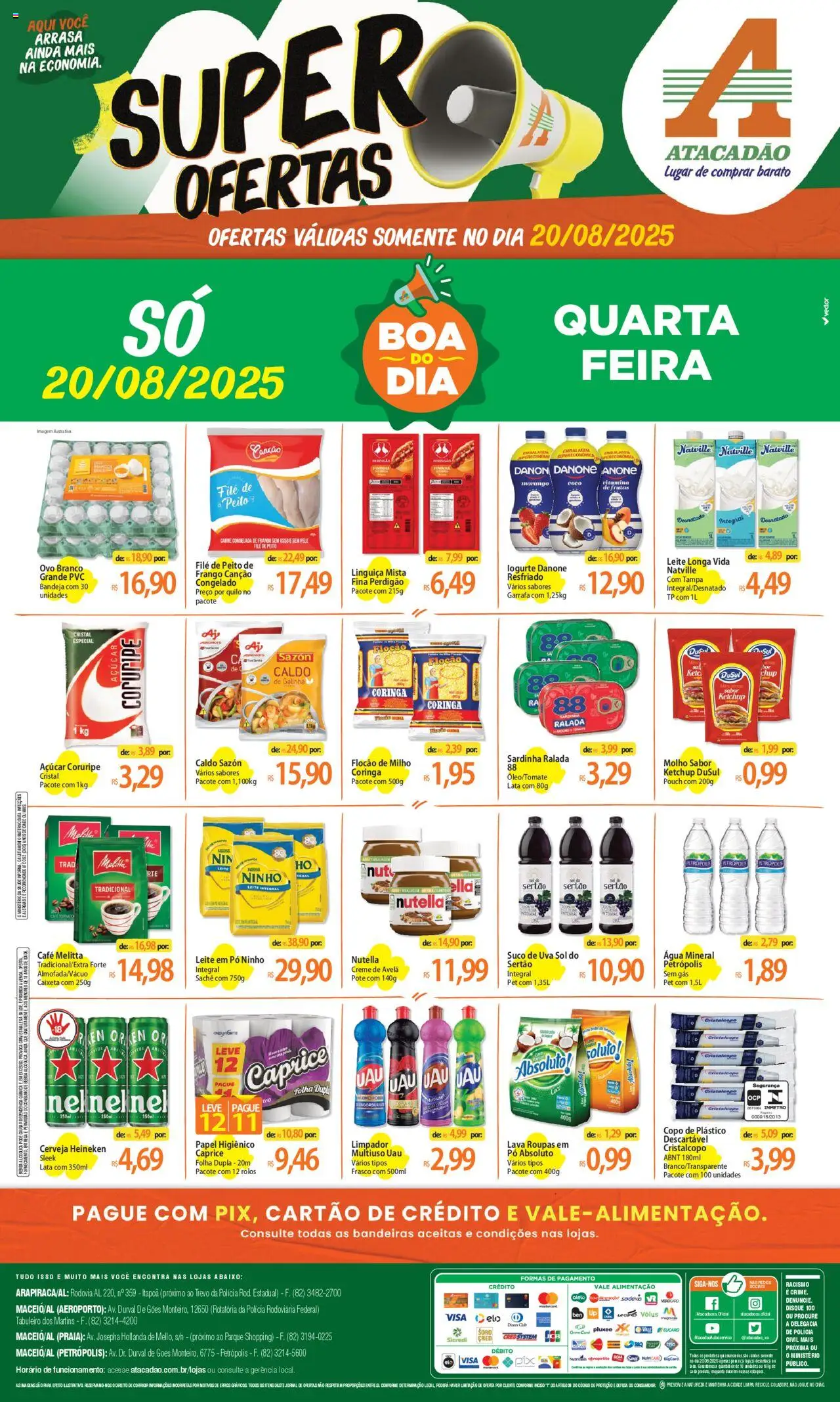 Atacadão folheto "Ofertas - AL" válido a partir de 20/08/2025 - número de página 1