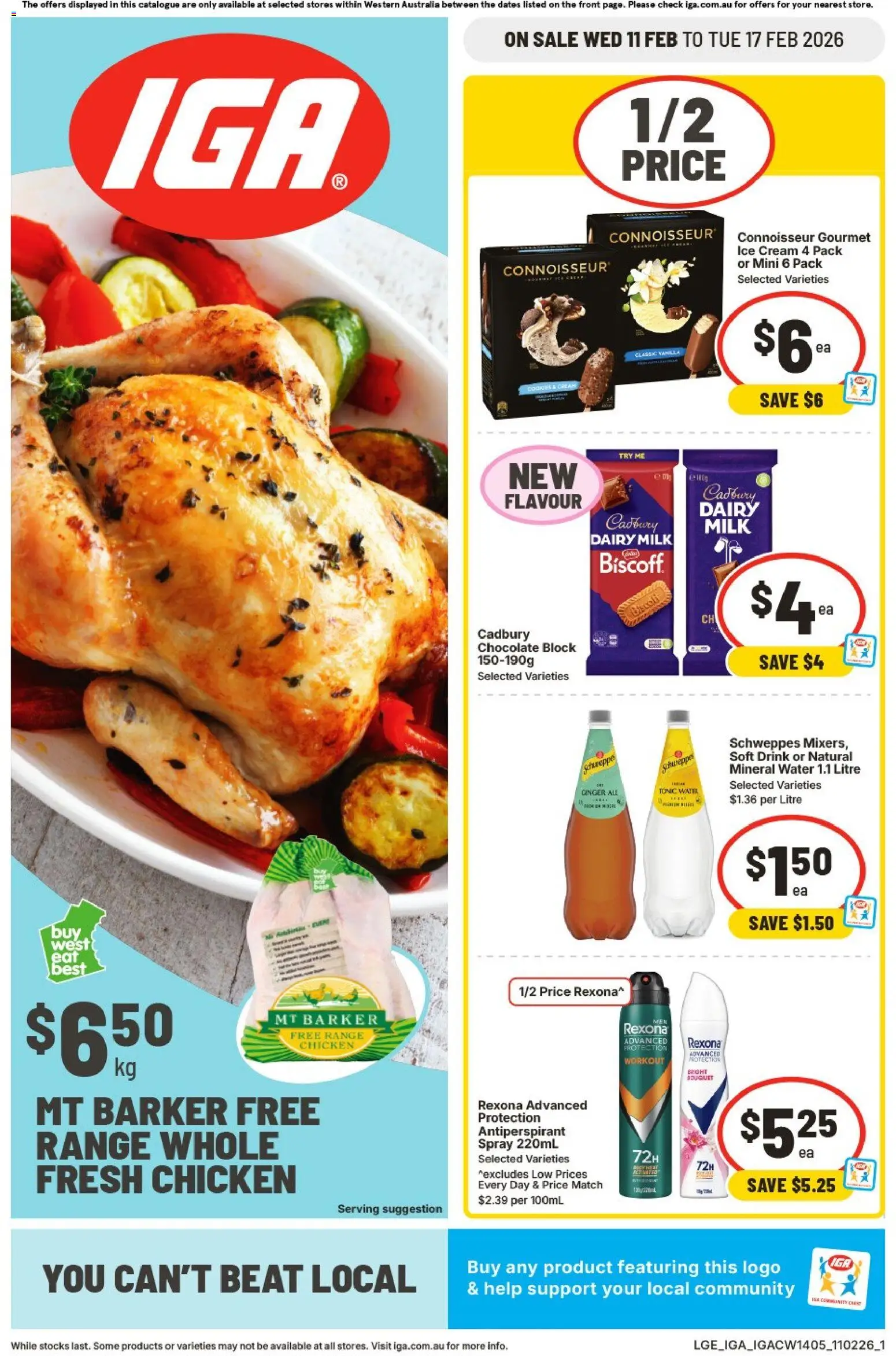 Preview of catalogue Catalogue WA from shop IGA valid 11/02/2026