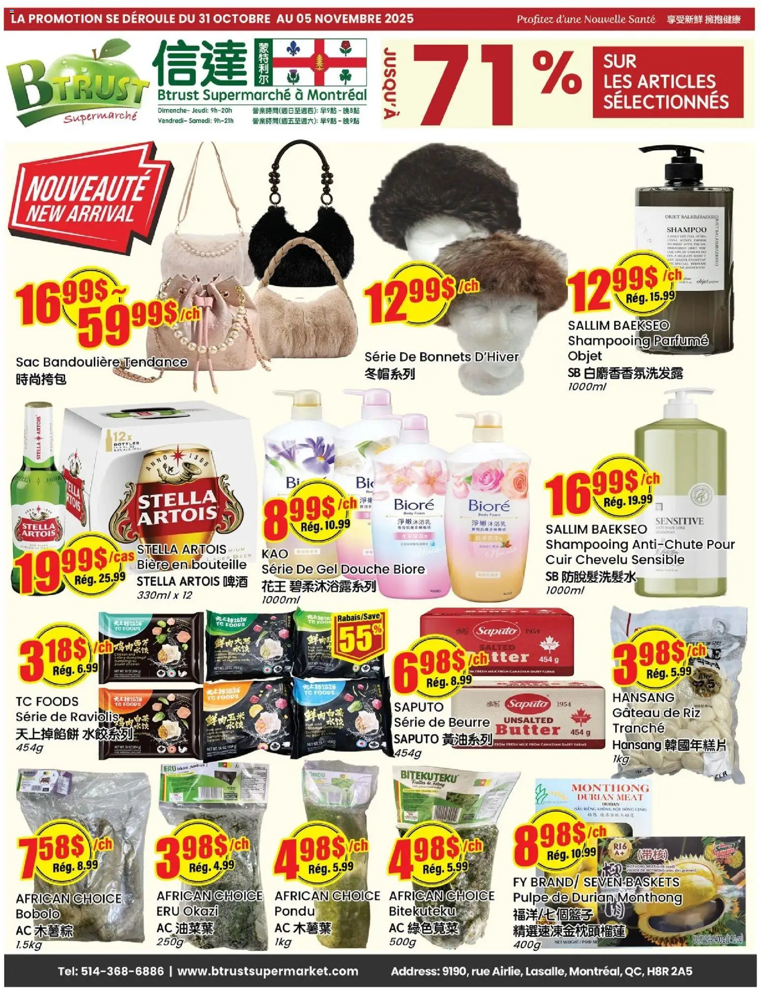Preview of leaflet Weekly flyer / circulaire from shop Btrust Supermarket is valid from Oct 30, 2025