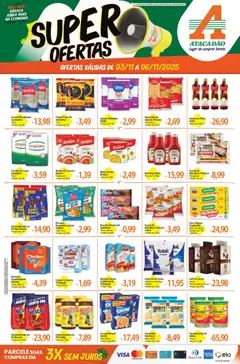 Pré-Visualização do folheto "Ofertas - PR" da loja Atacadão válido a partir de 03/11/2025