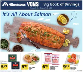 Ad Preview of Vons Big Book of Savings from 10/01/2025