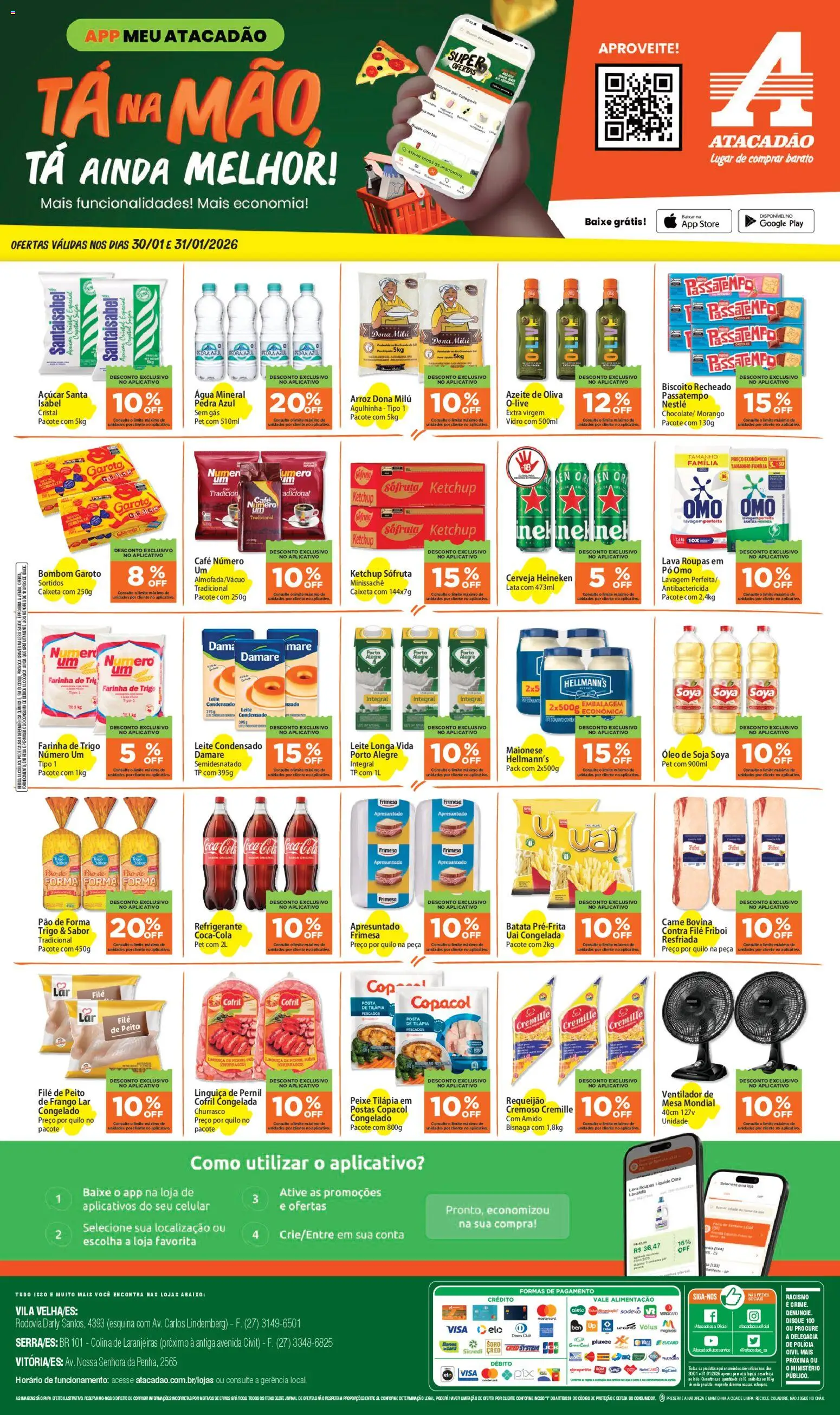 Pré-Visualização do folheto "Ofertas - ES" da loja Atacadão válido a partir de 30/01/2026