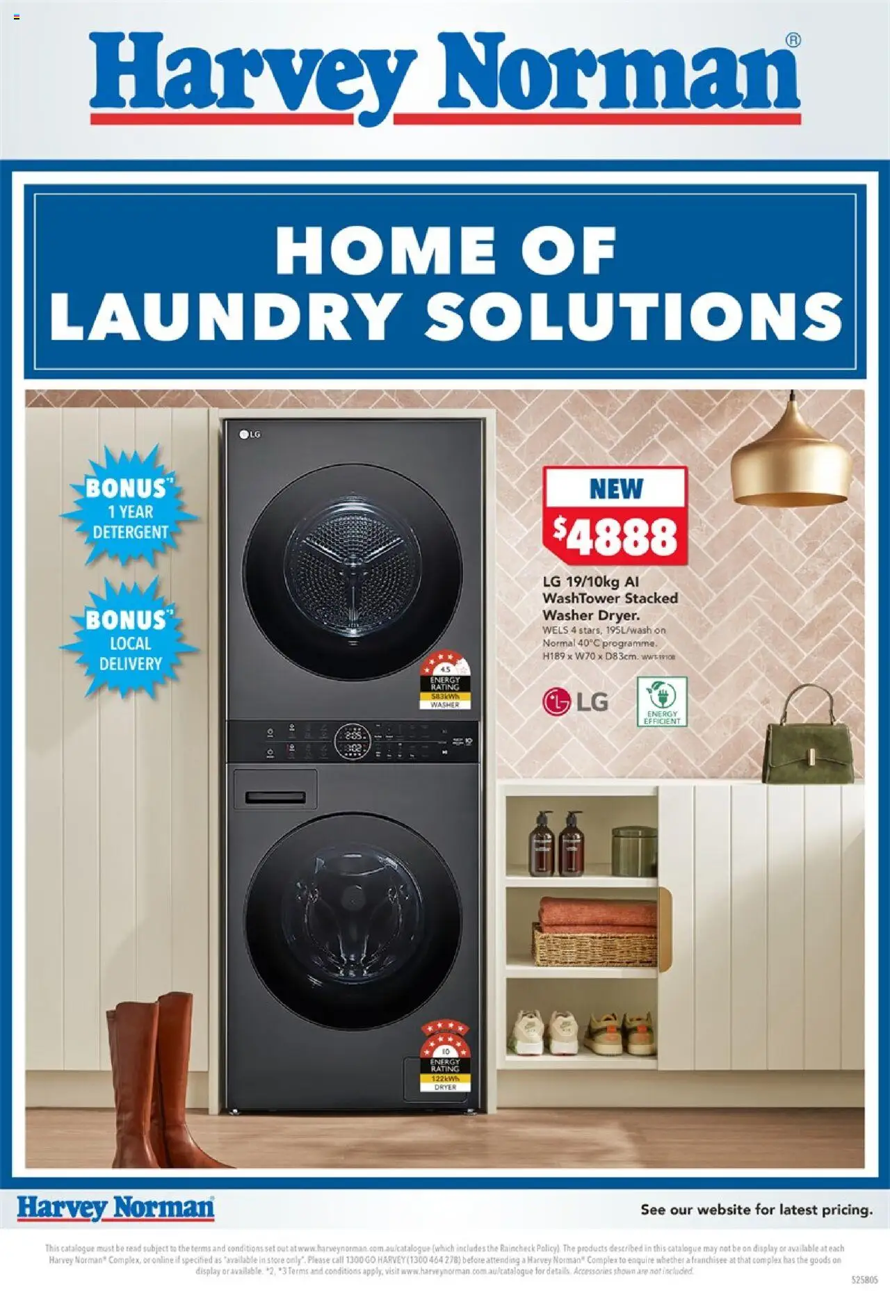 Harvey Norman catalogue valid from 09/05/2025 - page 1 - Detergent, Accessories, Laundry, Dryer, Washer