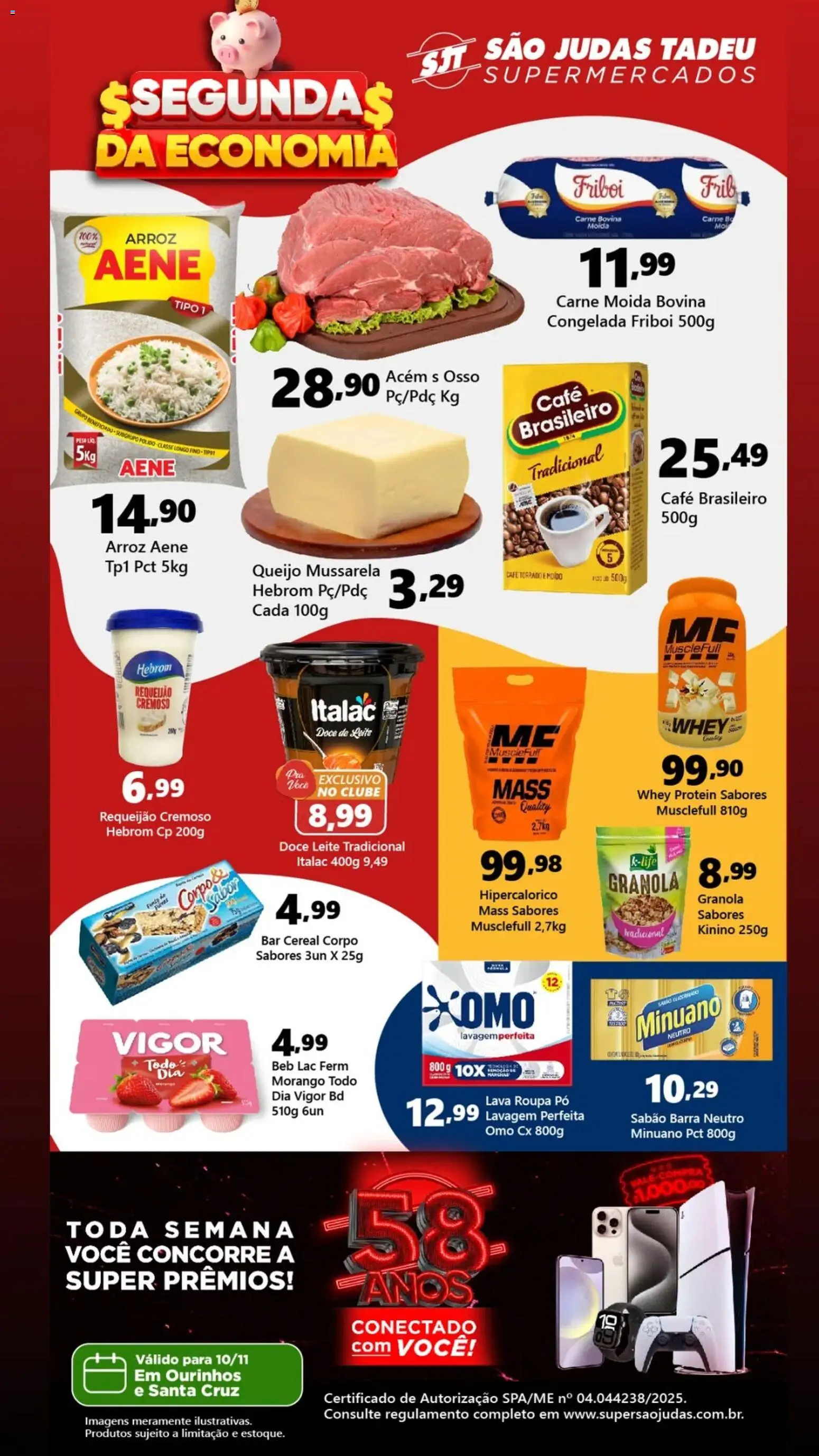 Pré-Visualização do folheto "Ofertas da semana" da loja São Judas Tadeu válido a partir de 10/11/2025