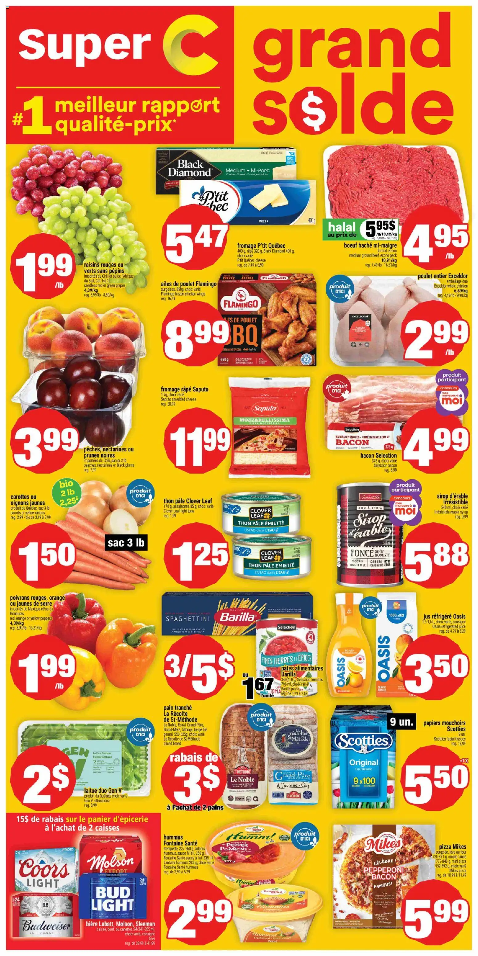 Preview of leaflet Super C flyer - Sept-Îles from shop Super C is valid from Mar 05, 2026