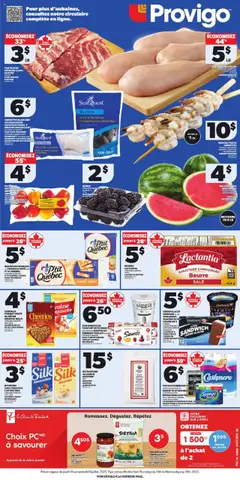 Preview of leaflet Weekly flyer / circulaire from shop Provigo is valid from Jul 10, 2025
