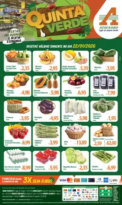 Pré-Visualização do folheto "Ofertas - PR" da loja Atacadão válido a partir de 22/01/2026
