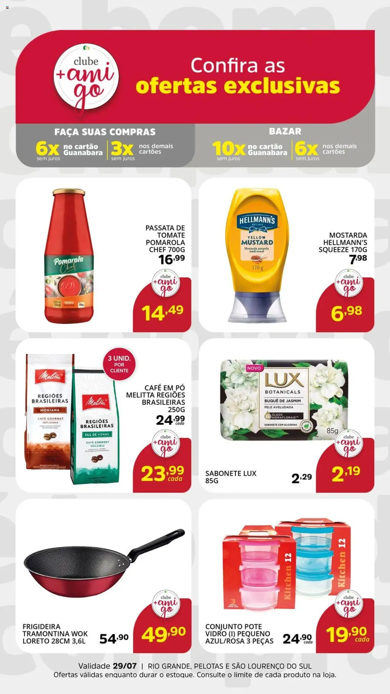 Supermercado Guanabara folheto "Ofertas Exclusivas" válido a partir de 17/07/2025 - número de página 1