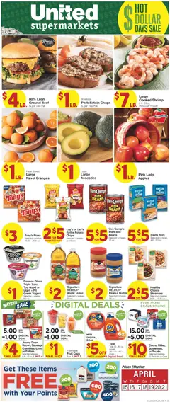 Ad Preview of United Supermarkets United Supermarkets Weekly Ad from 04/15/2026