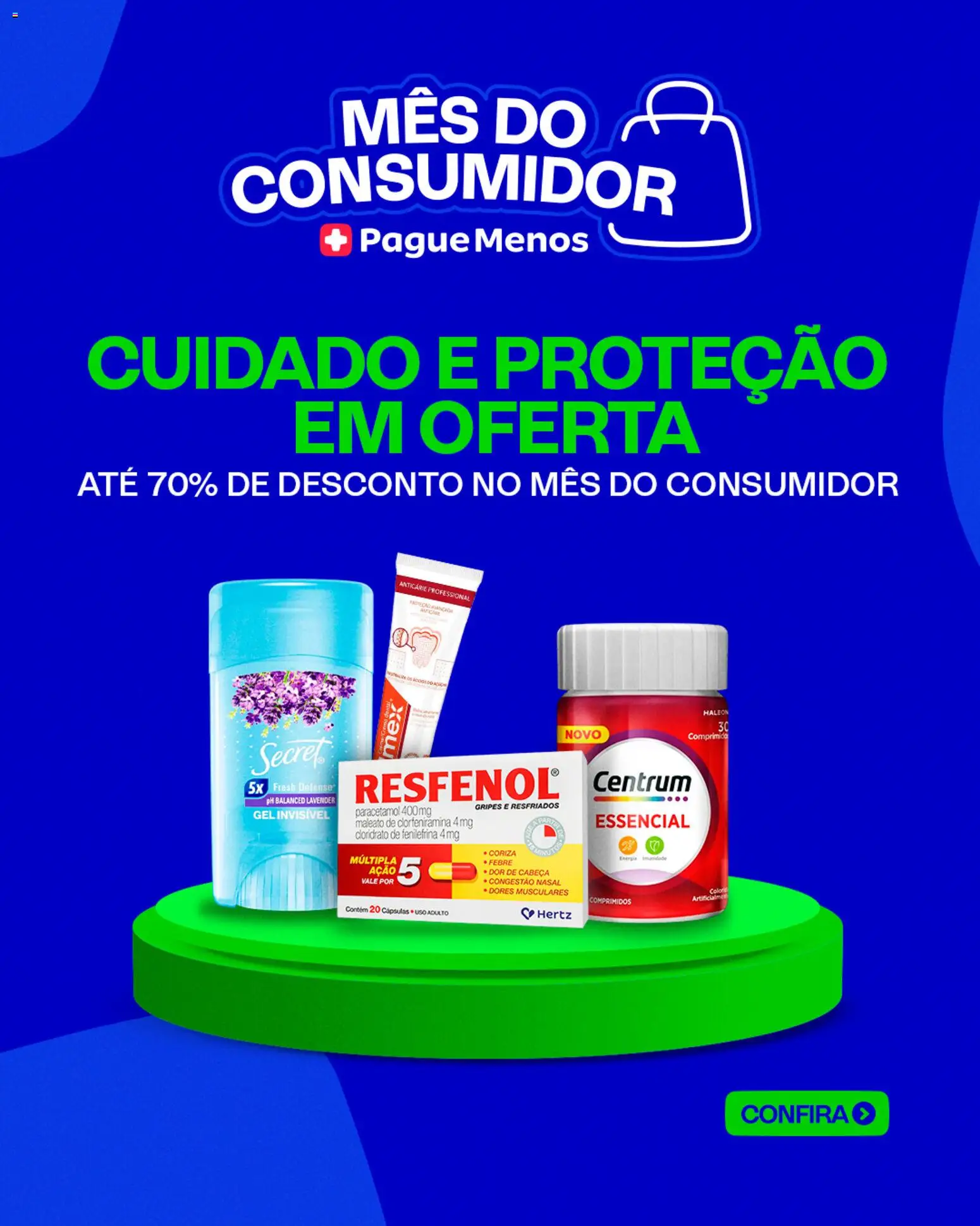 Pré-Visualização do folheto "Pague Menos - Catálogo atual" da loja Pague Menos válido a partir de 16/03/2026