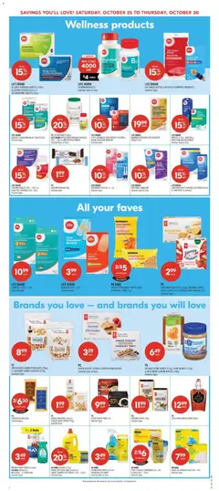 Preview of leaflet Weekly flyer / circulaire from shop Shoppers is valid from Oct 25, 2025 | Page: 14
