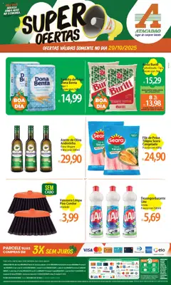 Pré-Visualização do folheto "Ofertas - PR" da loja Atacadão válido a partir de 20/10/2025