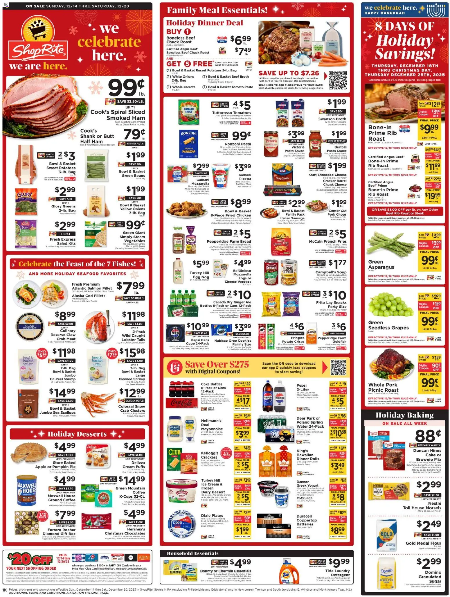 Ad Preview of ShopRite Weekly Ad 2 from 12/14/2025