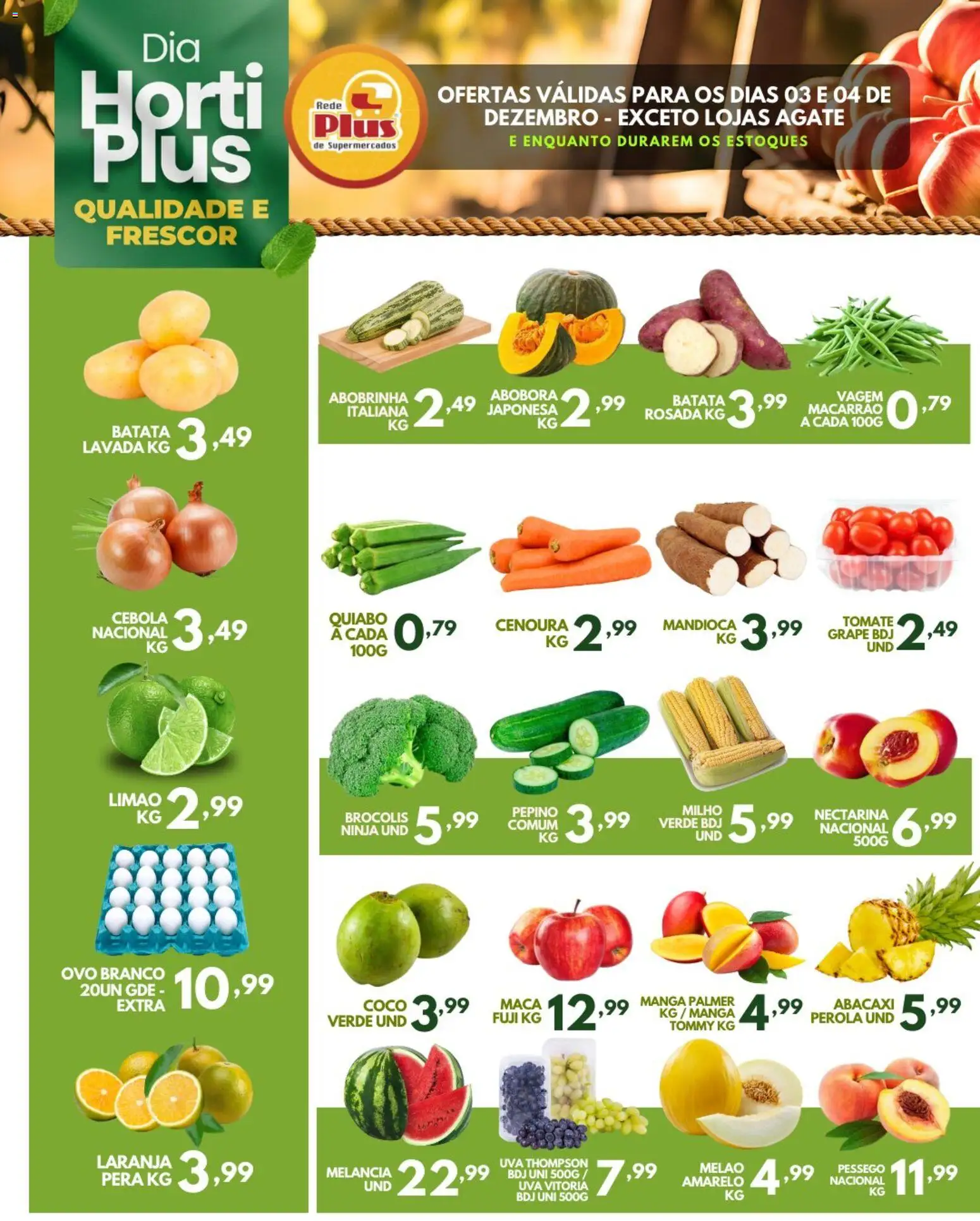 Pré-Visualização do folheto "Ofertas da semana" da loja Rede Plus Supermercados válido a partir de 03/12/2025