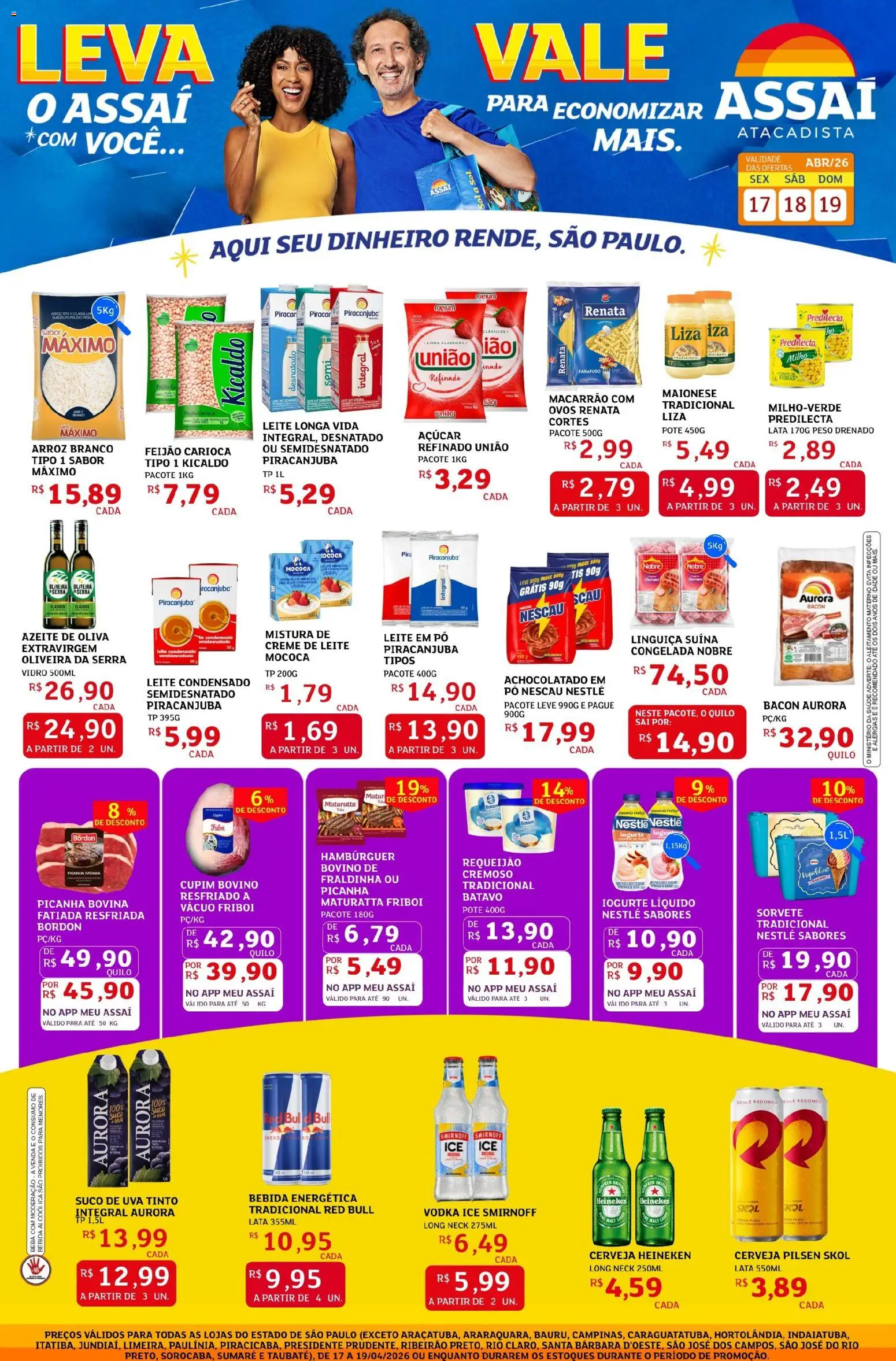 Pré-Visualização do folheto "Assaí Atacadista ofertas - SP" da loja Assaí Atacadista válido a partir de 17/04/2026