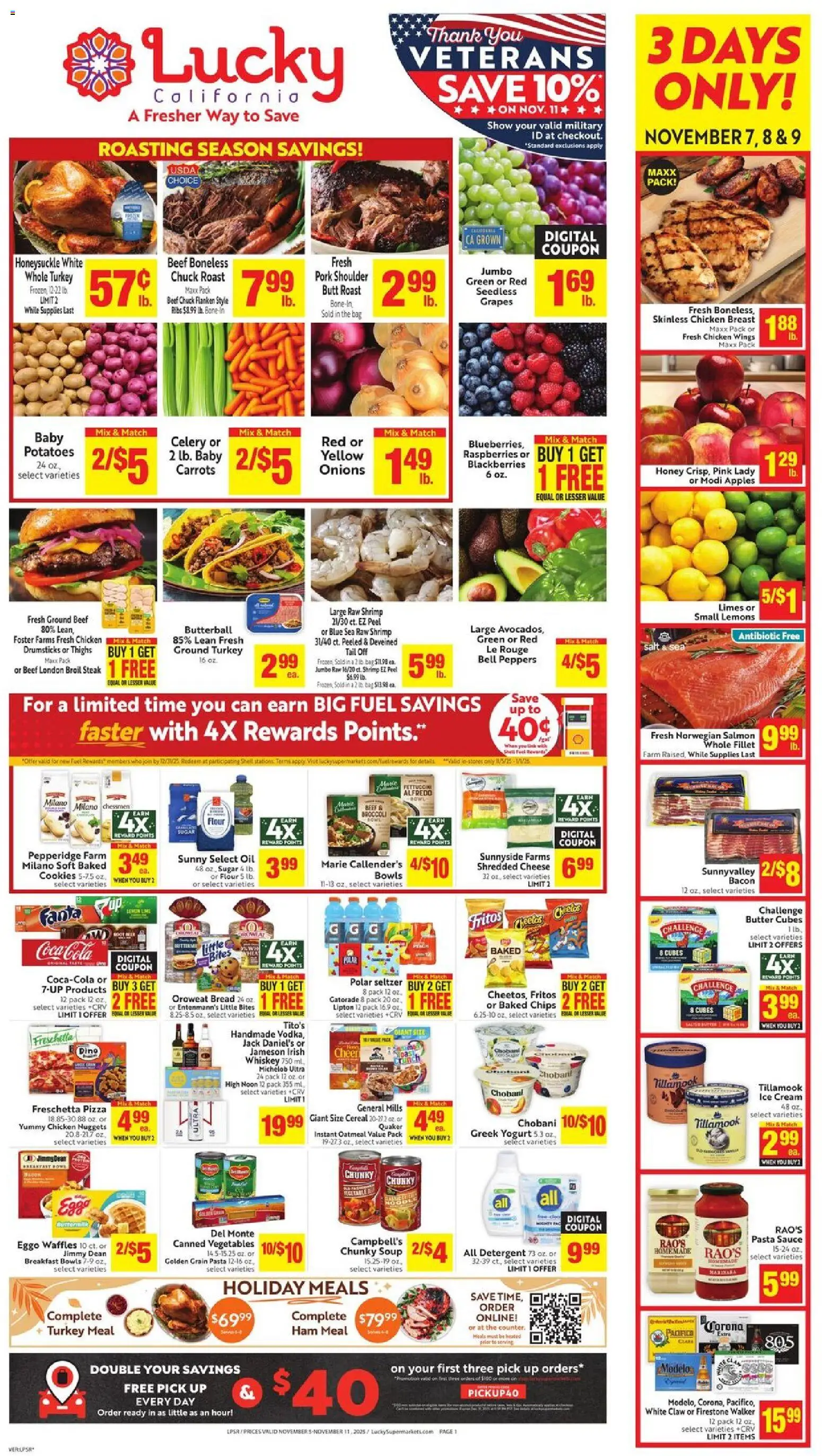 Ad Preview of Lucky Supermarkets Weekly - AK from 11/05/2025