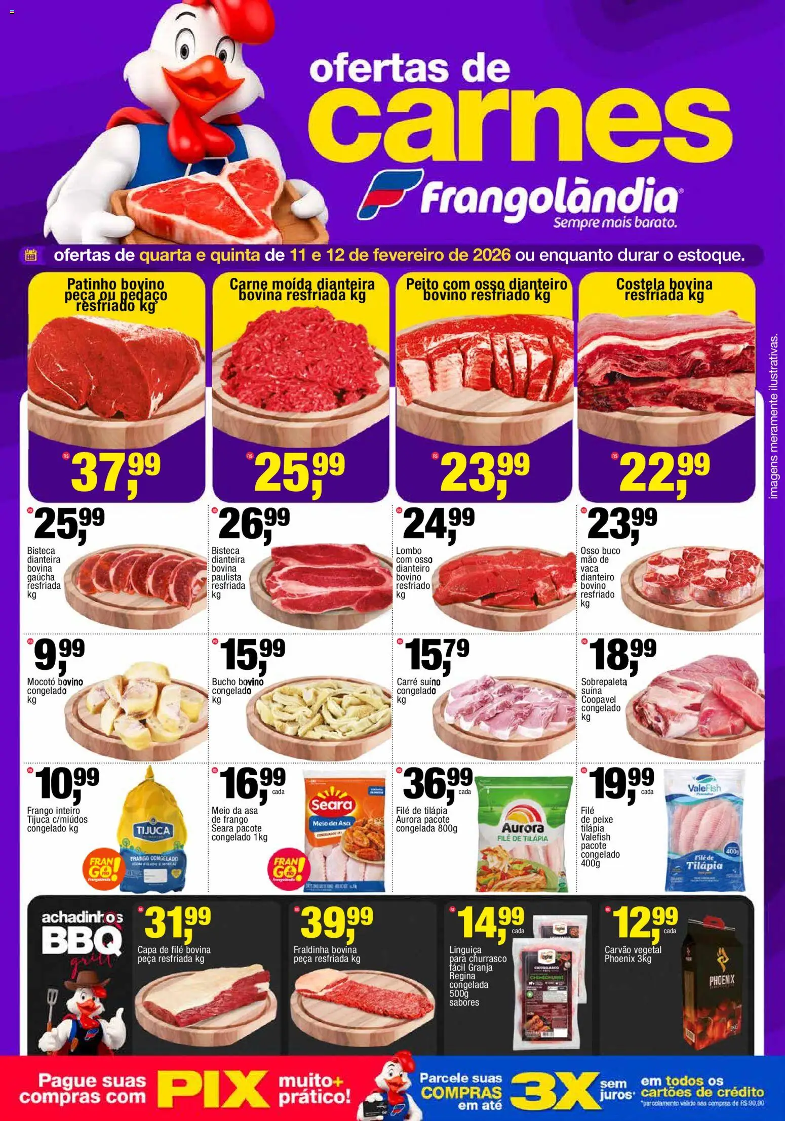 Pré-Visualização do folheto "Ofertas da semana" da loja Frangolândia válido a partir de 11/02/2026
