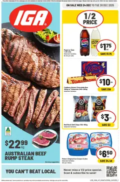 Preview of catalogue Catalogue from shop IGA valid 24/12/2025
