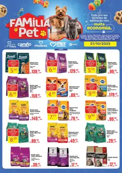 Pré-Visualização do folheto "Ofertas Familia Pet" da loja Mateus válido a partir de 21/10/2025
