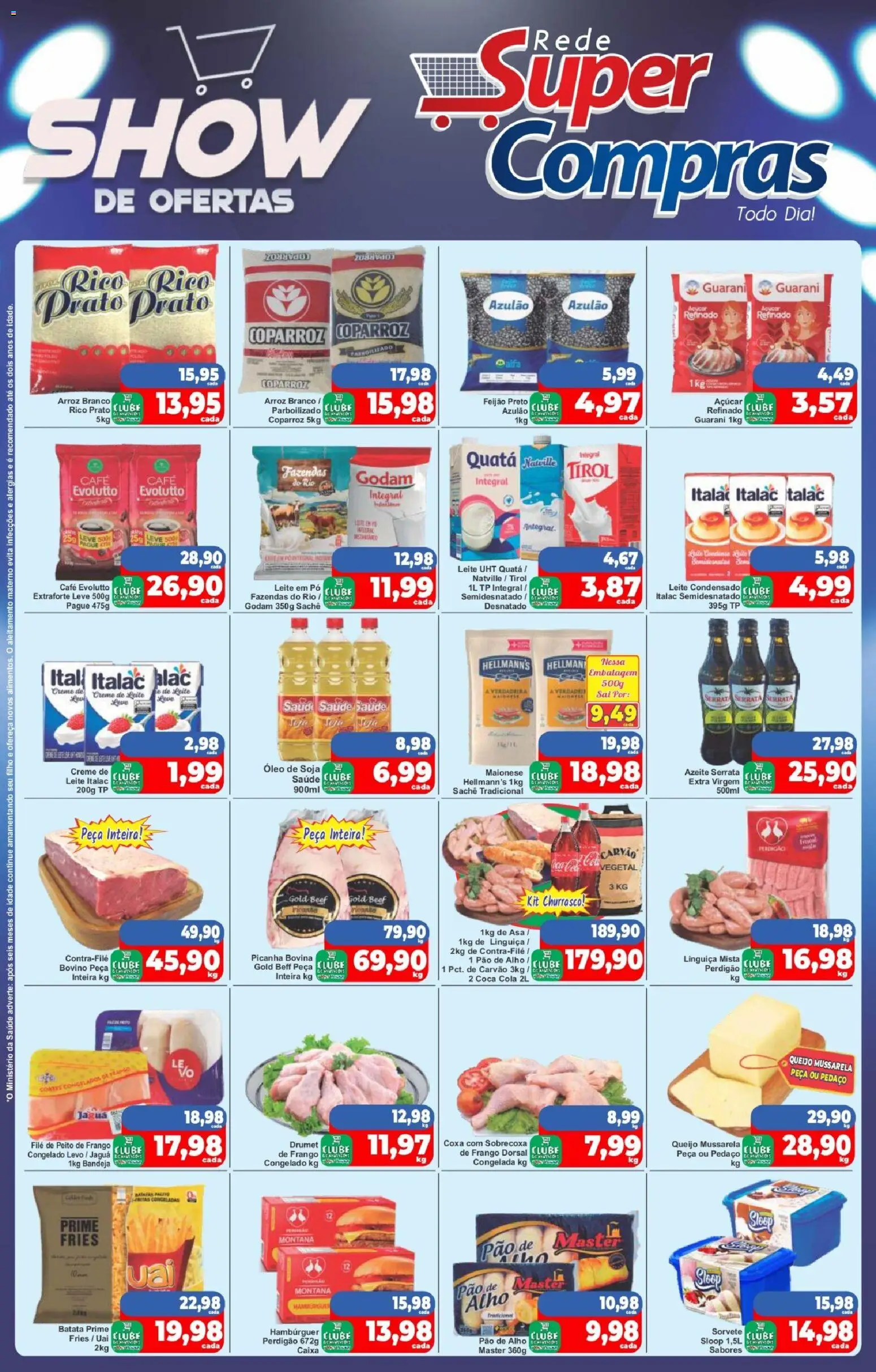 Pré-Visualização do folheto "Ofertas da semana" da loja Rede Super Compras válido a partir de 06/02/2026