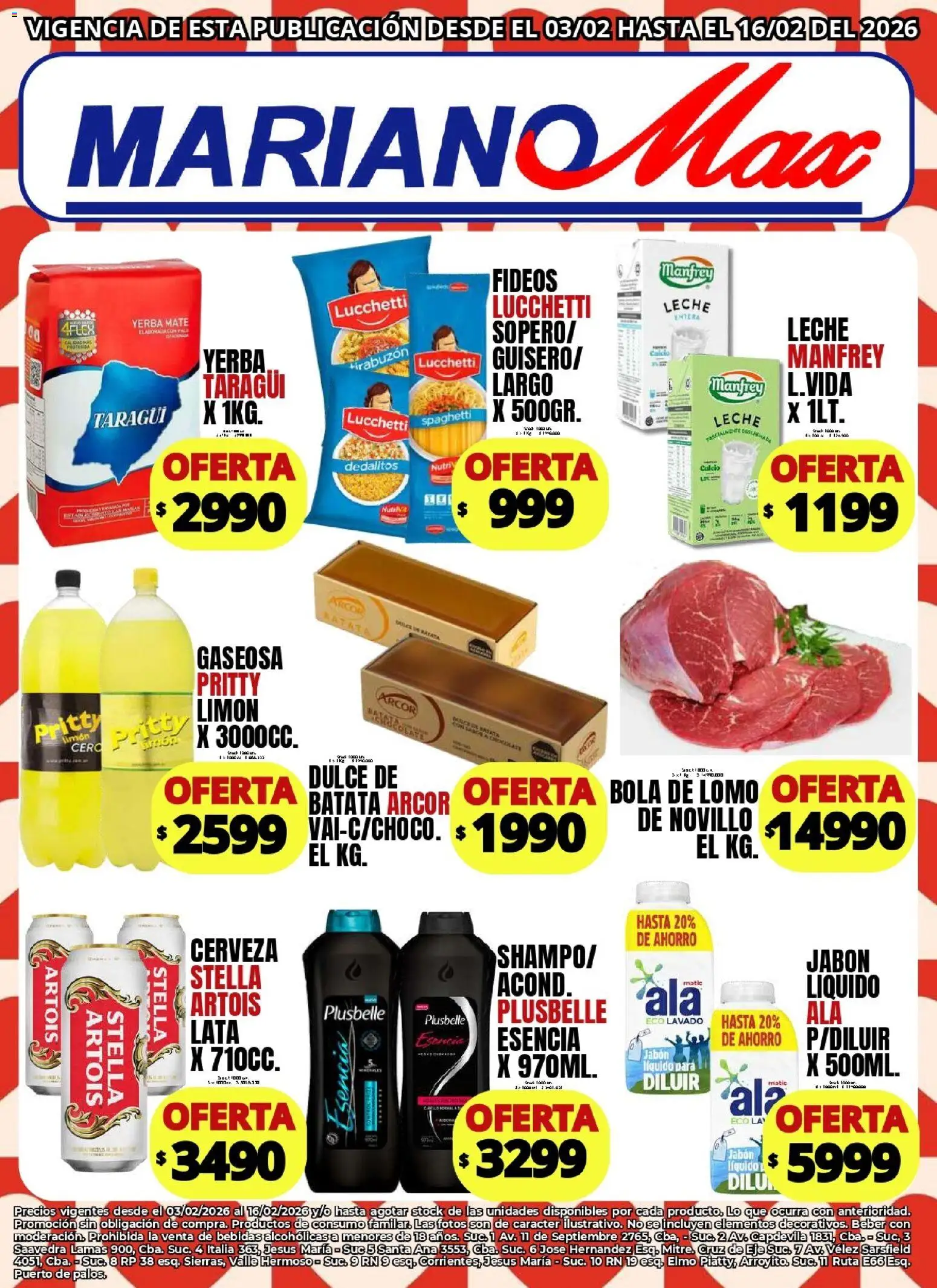 Vista previa del folleto de la tienda Mariano Max válido desde el 03/02/2026 