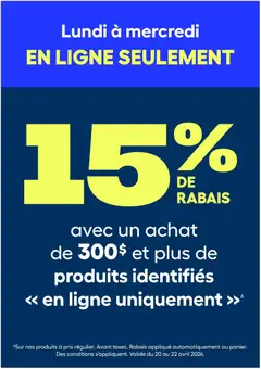 Un aperçu du dépliant Rona circulaire du magasin Rona est valide à partir 16 avr. 2026