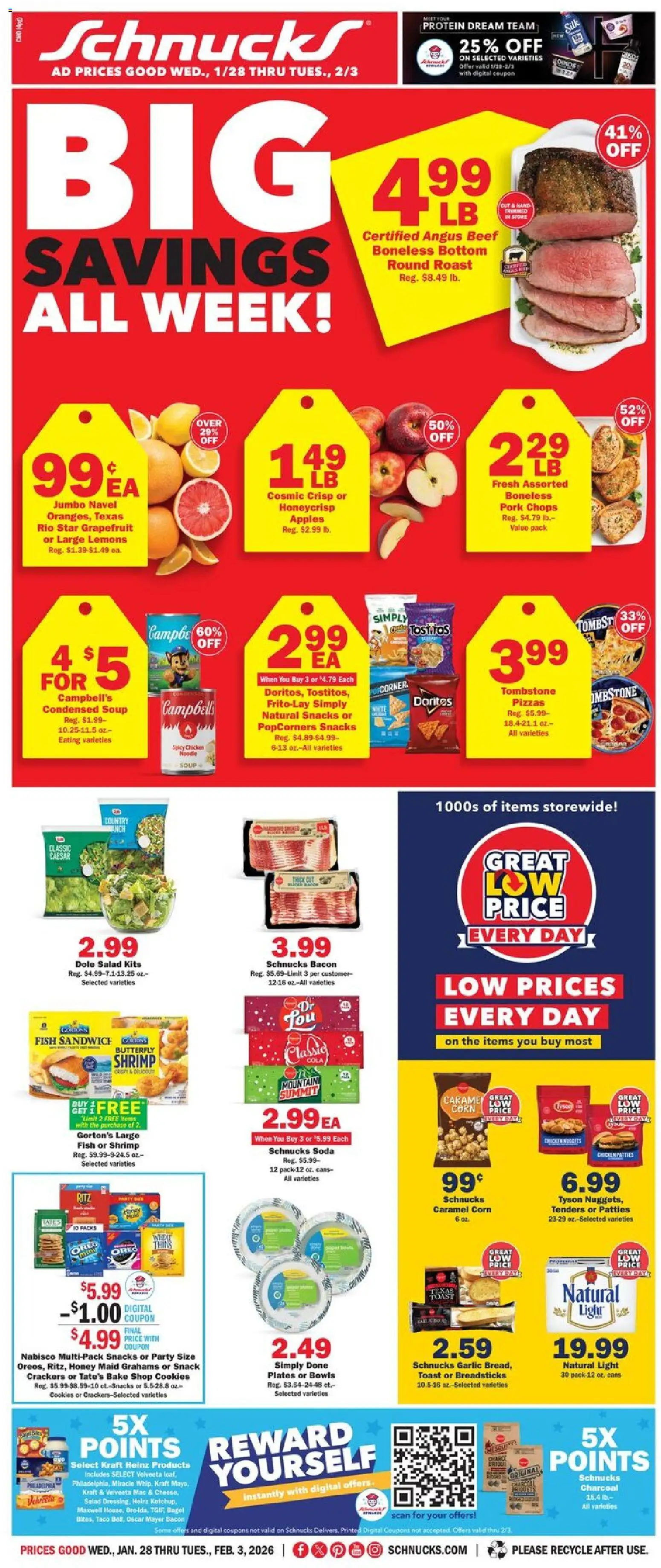 Ad Preview of Schnucks Weekly Ad from 01/28/2026