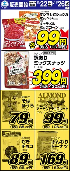 サンディの2025/11/22から2025/11/26までのチラシはここリーフレット