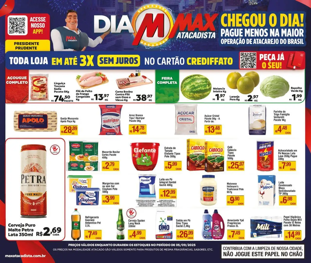 Max Atacadista folheto "Ofertas do Dia" válido a partir de 05/09/2025 - número de página 1