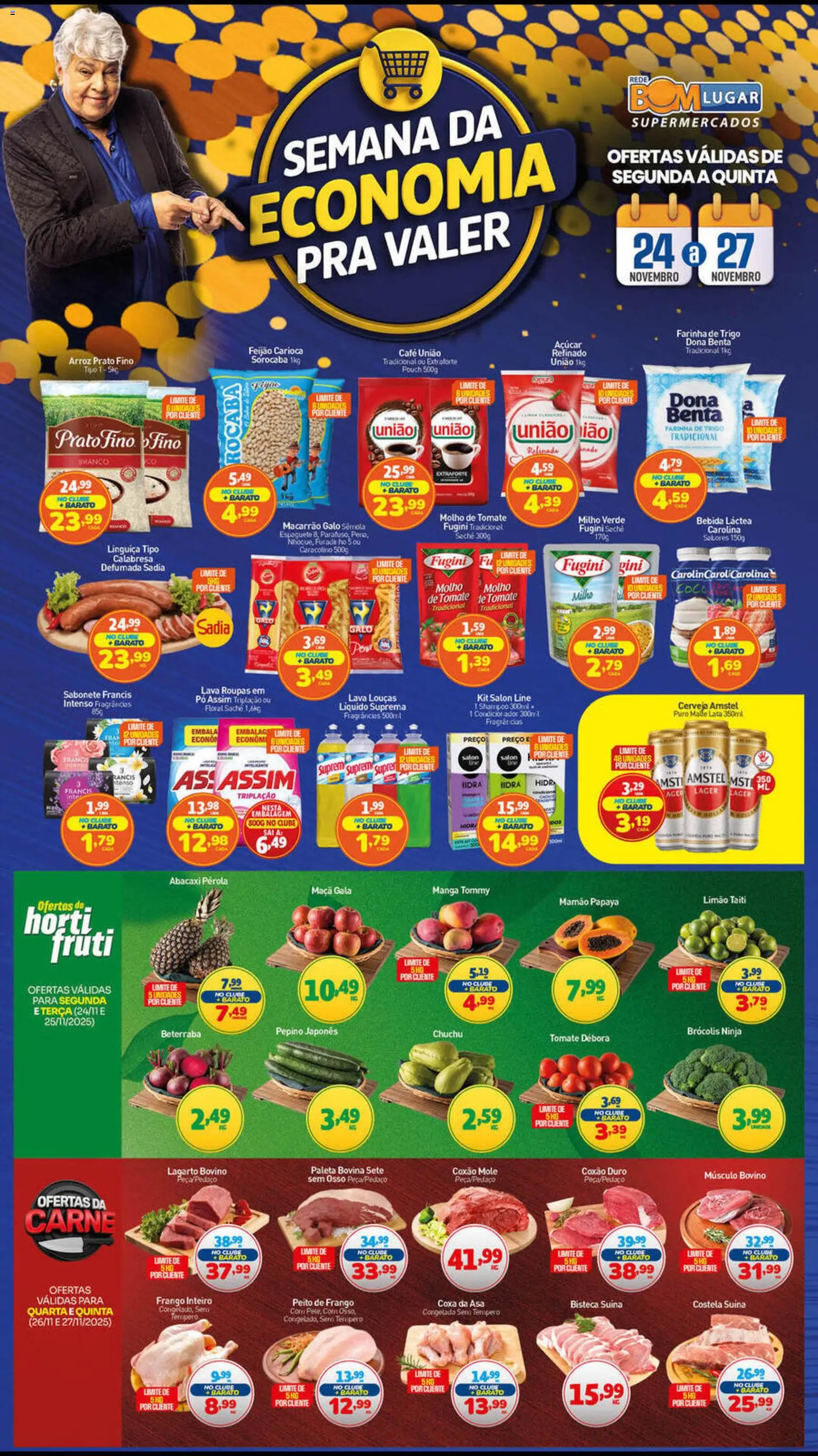 Pré-Visualização do folheto "Ofertas da semana" da loja Rede Bom Lugar válido a partir de 24/11/2025