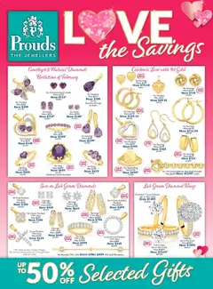 Preview of catalogue Catalogue from shop Prouds The Jewellers valid 26/01/2026