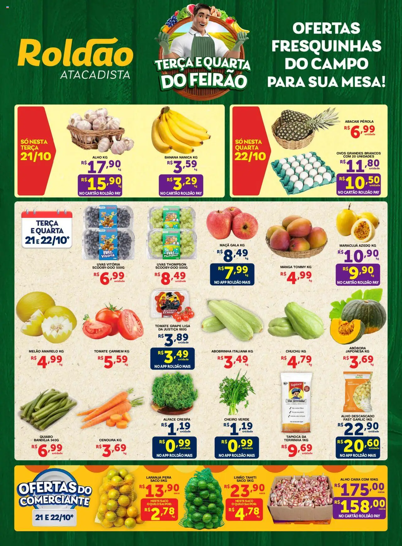 Roldão folheto "Ofertas Hortifruti" válido a partir de 21/10/2025 - número de página 1