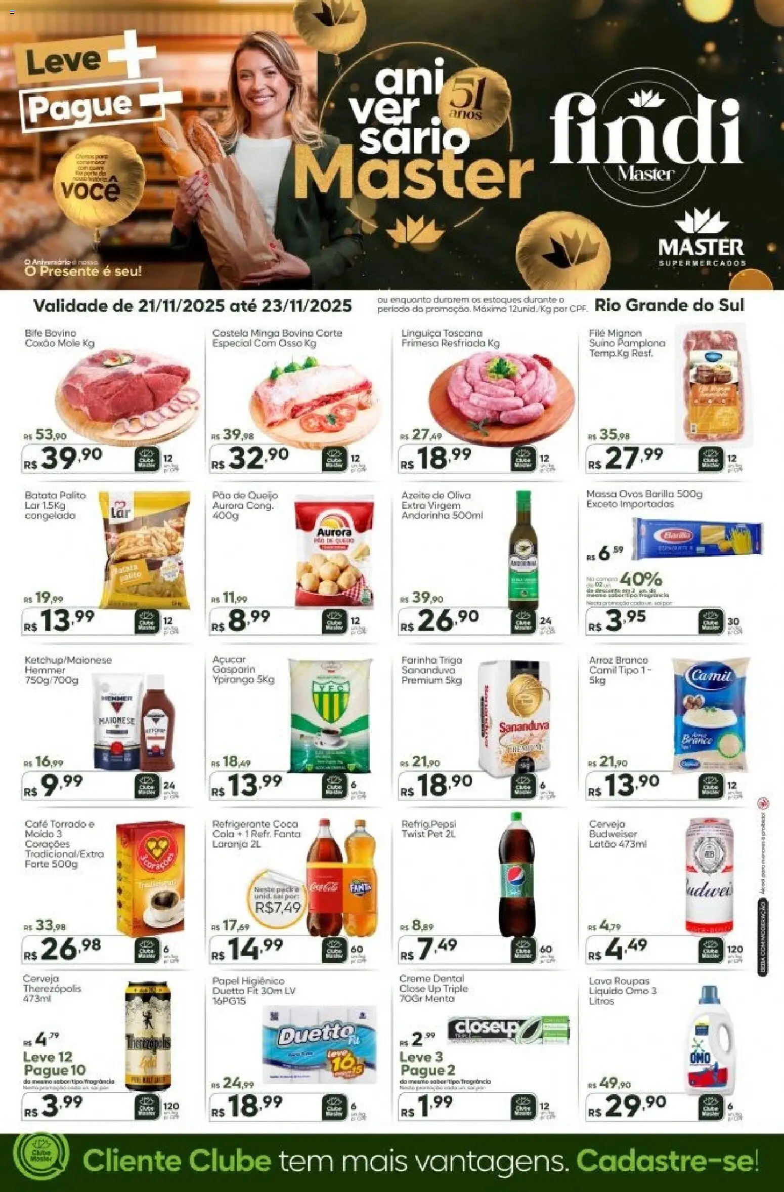 Pré-Visualização do folheto "Ofertas da semana" da loja Master válido a partir de 21/11/2025
