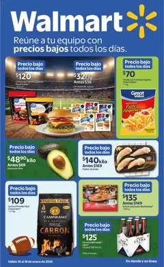 Vista previa las ofertas de la tienda Walmart - Folleto Ofertas desde el 16/01/2026 