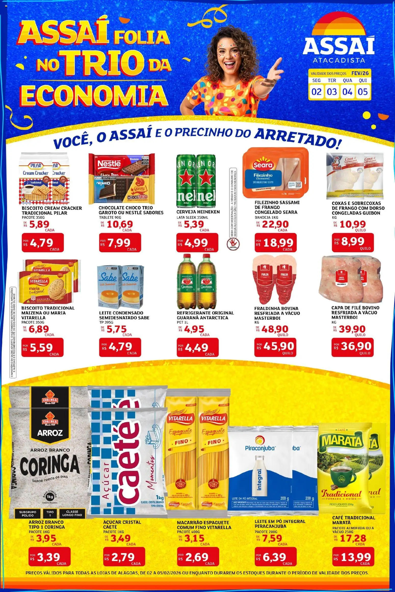 Pré-Visualização do folheto "Encarte - AL" da loja Assaí Atacadista válido a partir de 02/02/2026