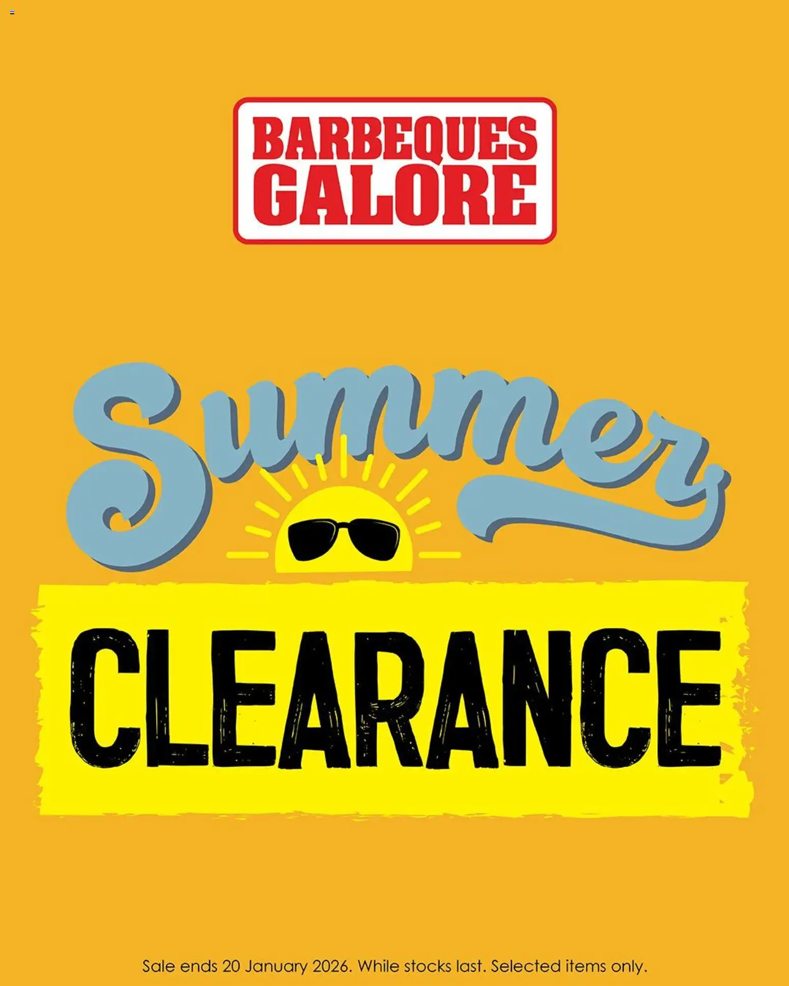 Preview of catalogue Catalogue from shop Barbeques Galore valid 09/01/2026