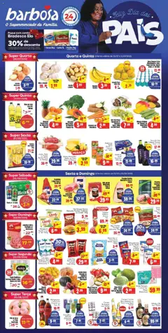 Pré-Visualização do folheto "Ofertas da semana" da loja Barbosa Supermercados válido a partir de 30/07/2025