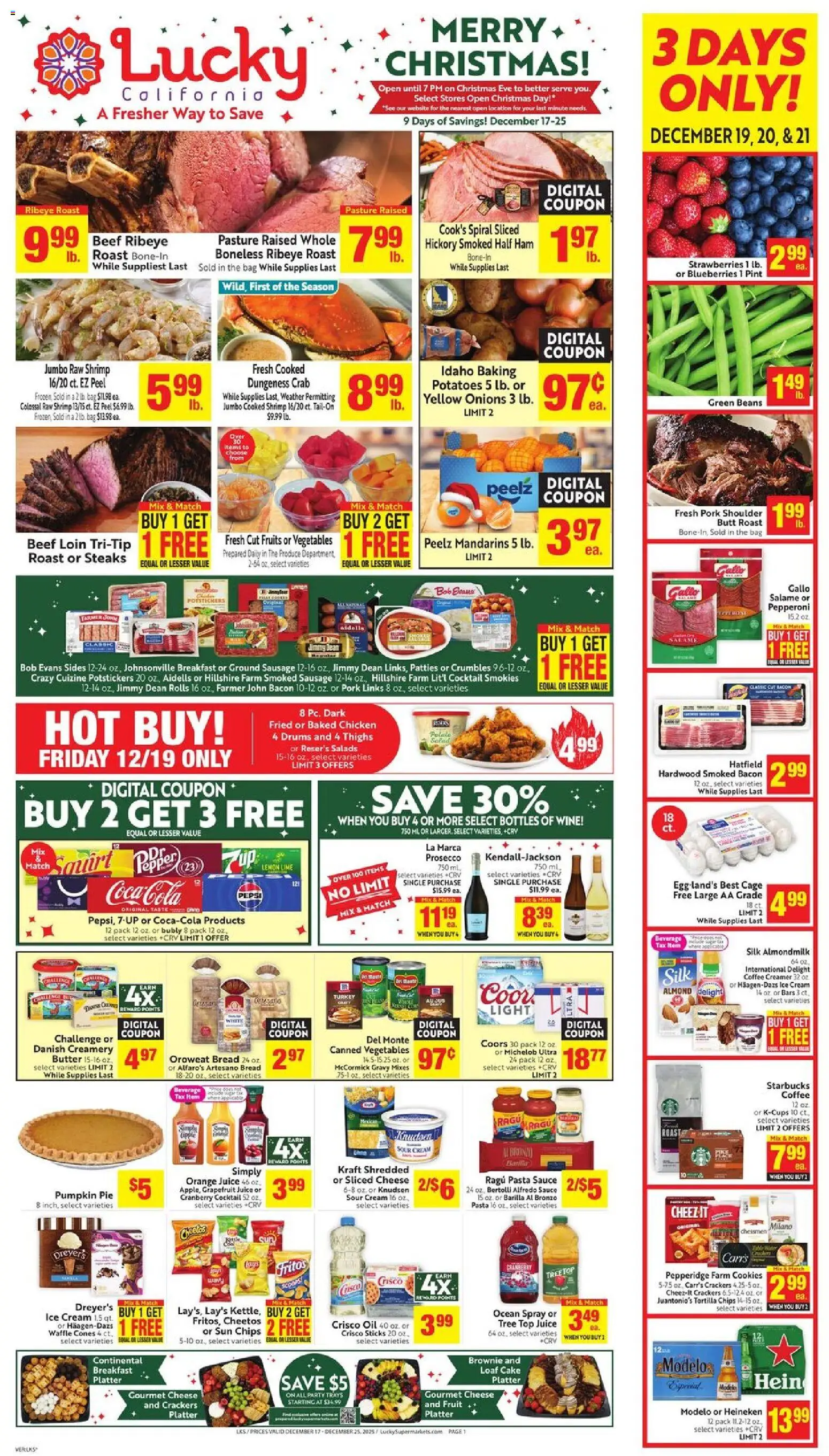 Ad Preview of Lucky Supermarkets Weekly Ad from 12/17/2025
