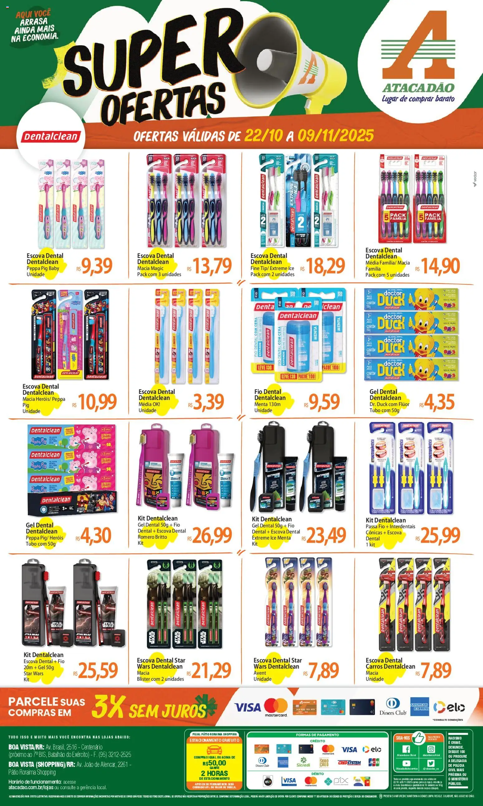 Atacadão folheto "Ofertas - RR" válido a partir de 22/10/2025 - número de página 1