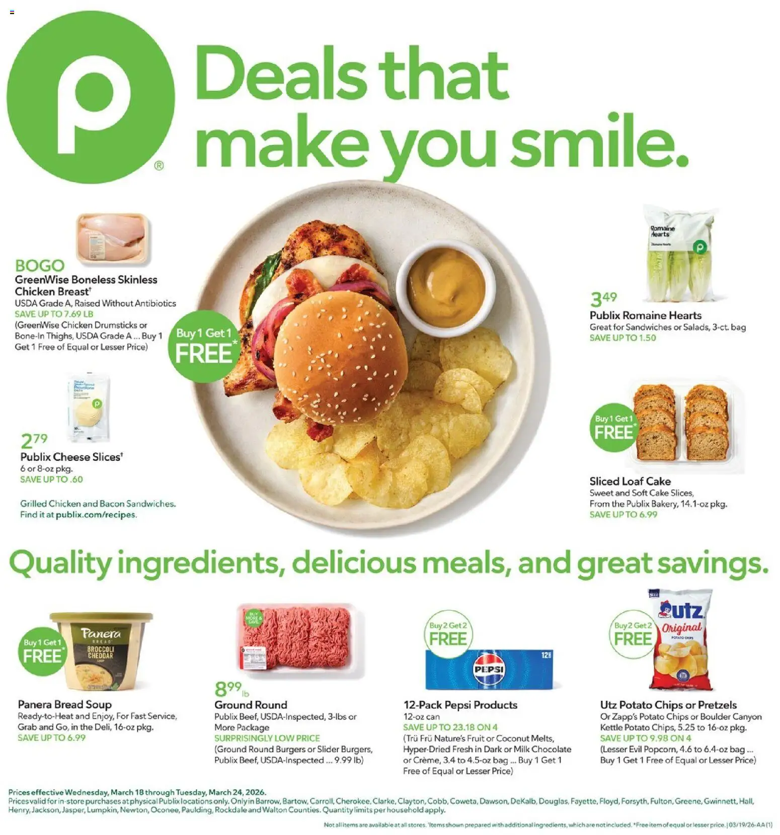 Ad Preview of Publix Publix Weekly Ad from 03/18/2026