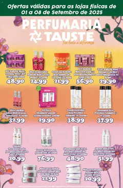 Pré-Visualização do folheto "Ofertas Especial Perfumaria" da loja Tauste válido a partir de 01/09/2025