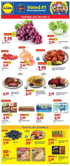 Ad Preview of Lidl Weekly Ad - SC from 10/29/2025