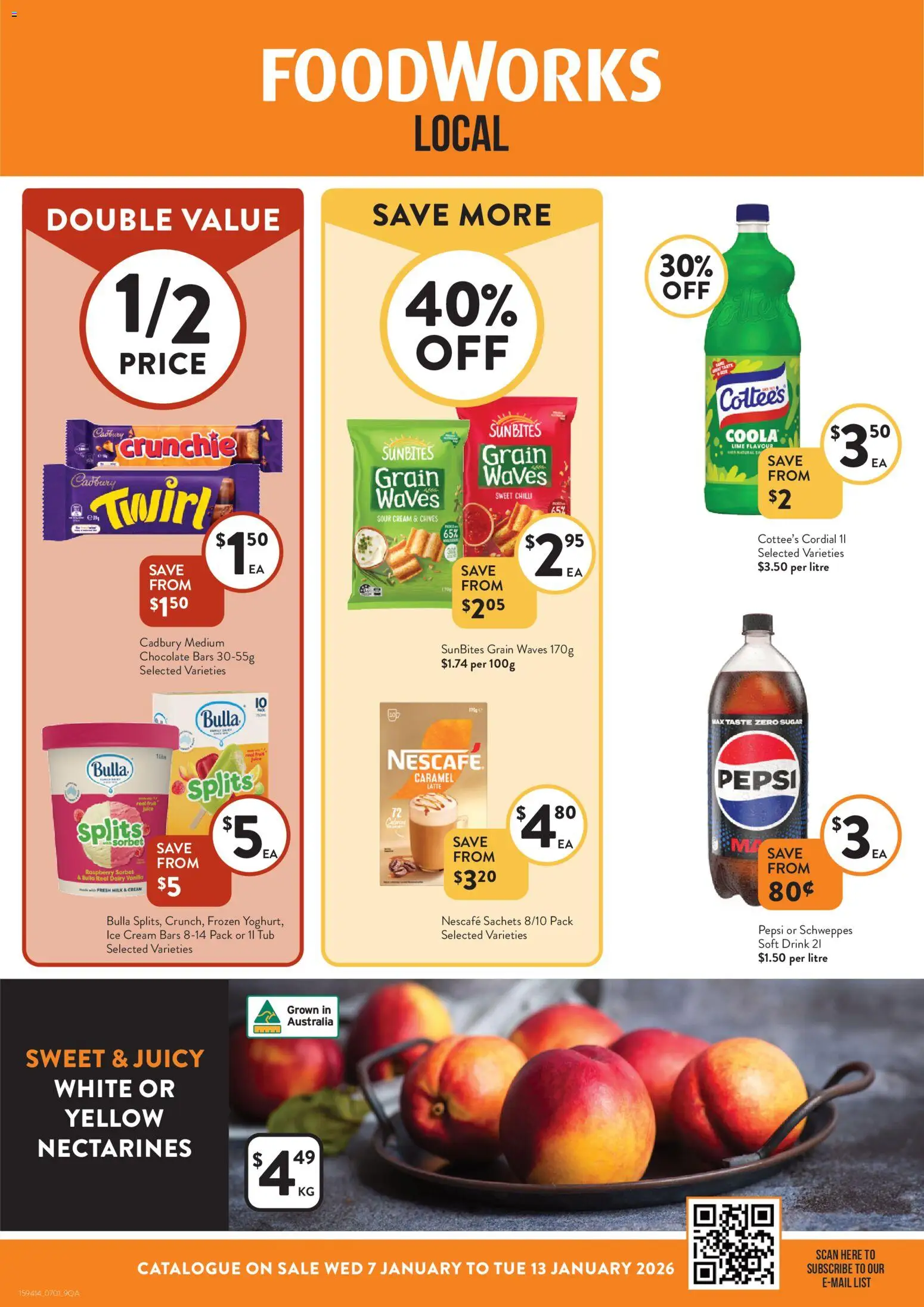 Preview of catalogue Catalogue QLD from shop Foodworks valid 07/01/2026