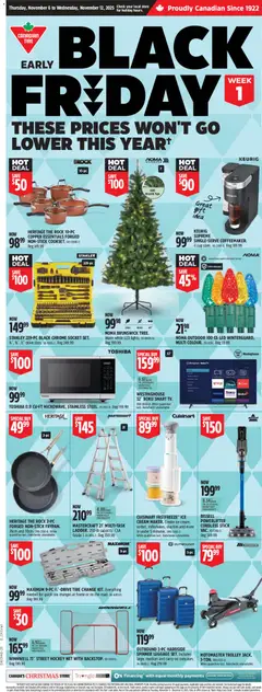 Preview of leaflet Black Friday Flyer from shop Canadian Tire is valid from Nov 06, 2025