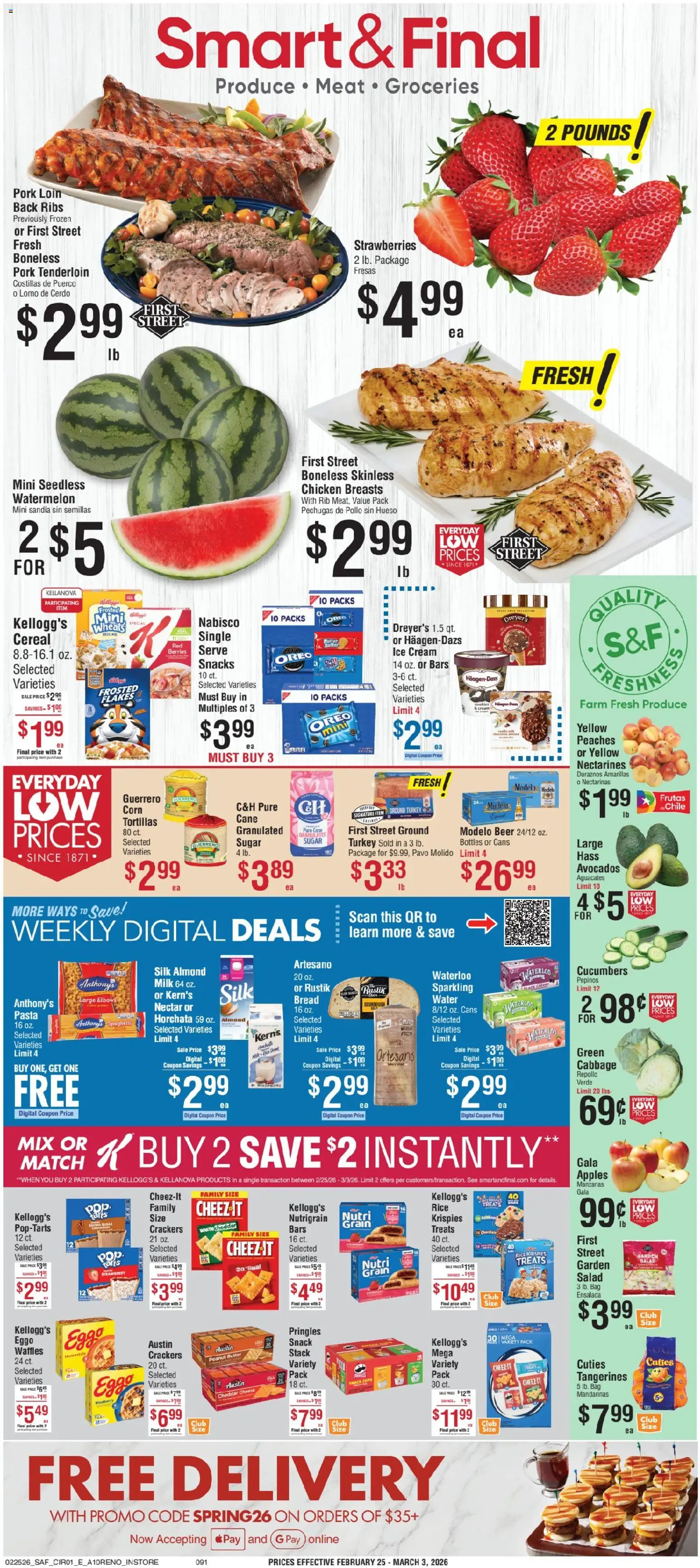Ad Preview of Smart & Final Weekly Ad from 02/25/2026