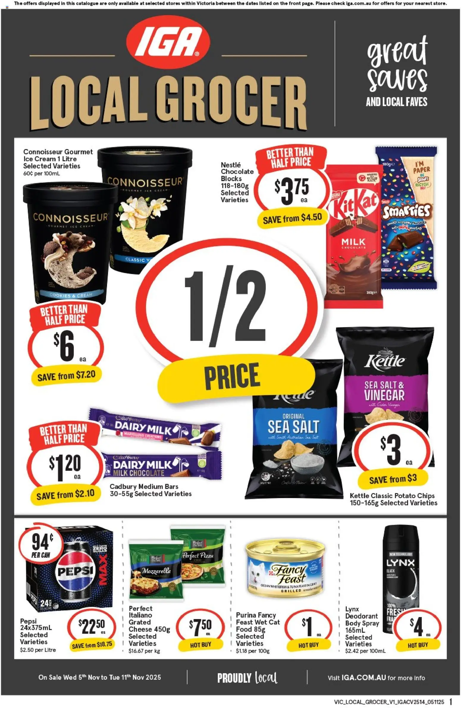 Preview of catalogue Local Grocer VIC from shop IGA valid 05/11/2025