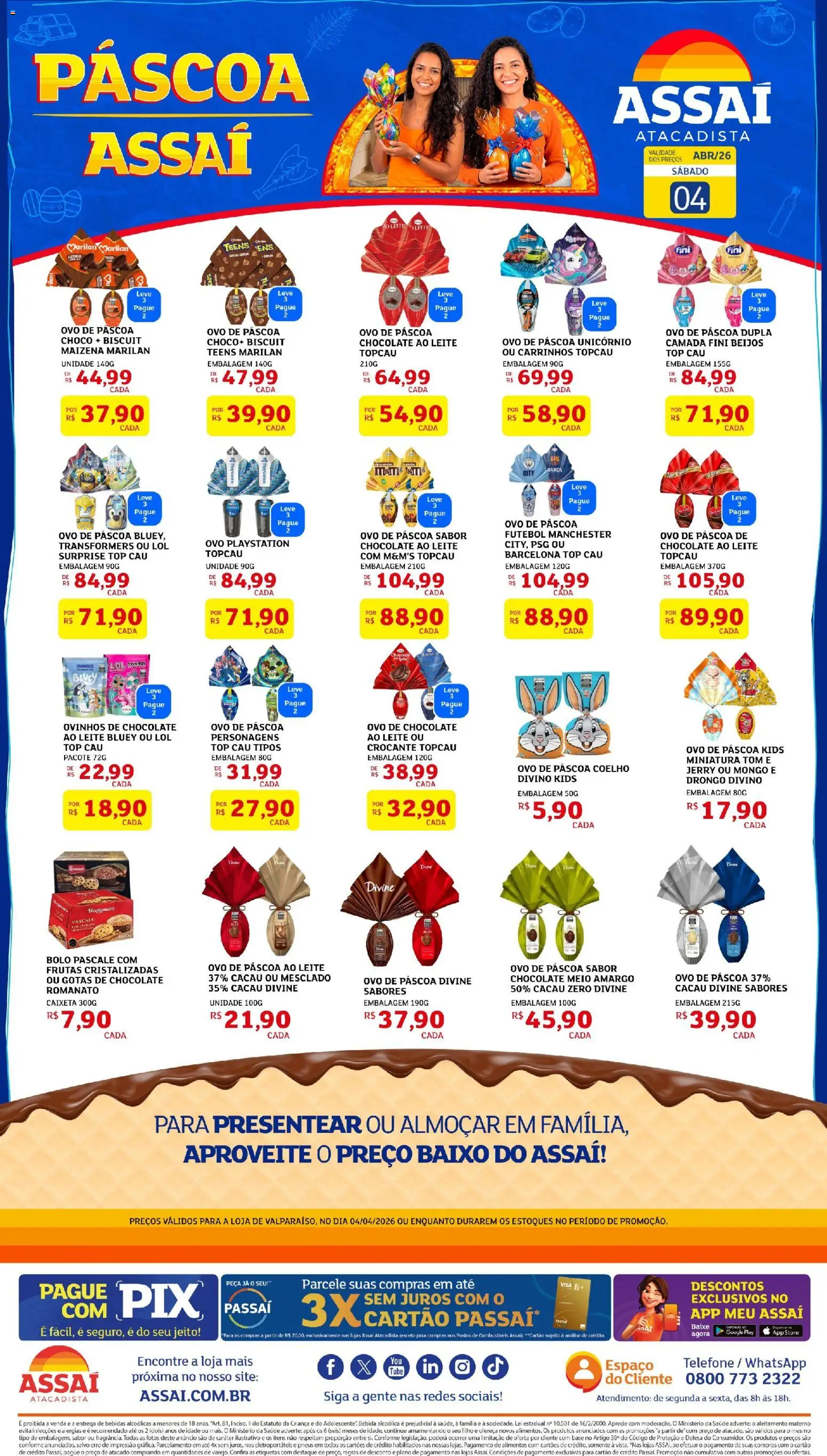 Pré-Visualização do folheto "Assaí Atacadista ofertas - GO" da loja Assaí Atacadista válido a partir de 04/04/2026