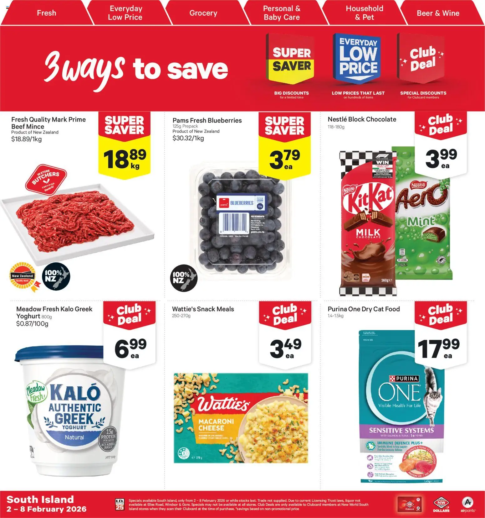 Preview of catalogue Catalogue South Island from shop New World valid 2 Feb 2026